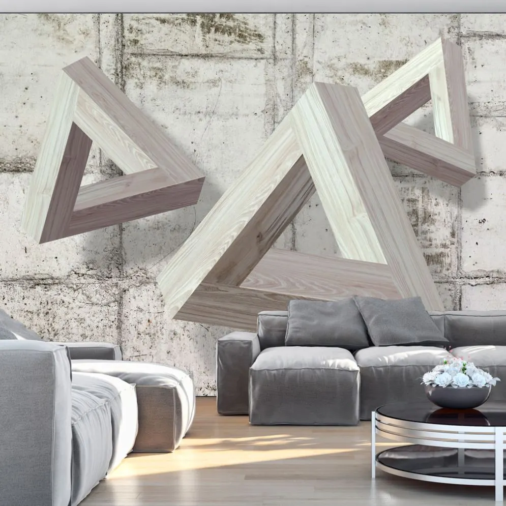 Fototapeta - Szare trio-1