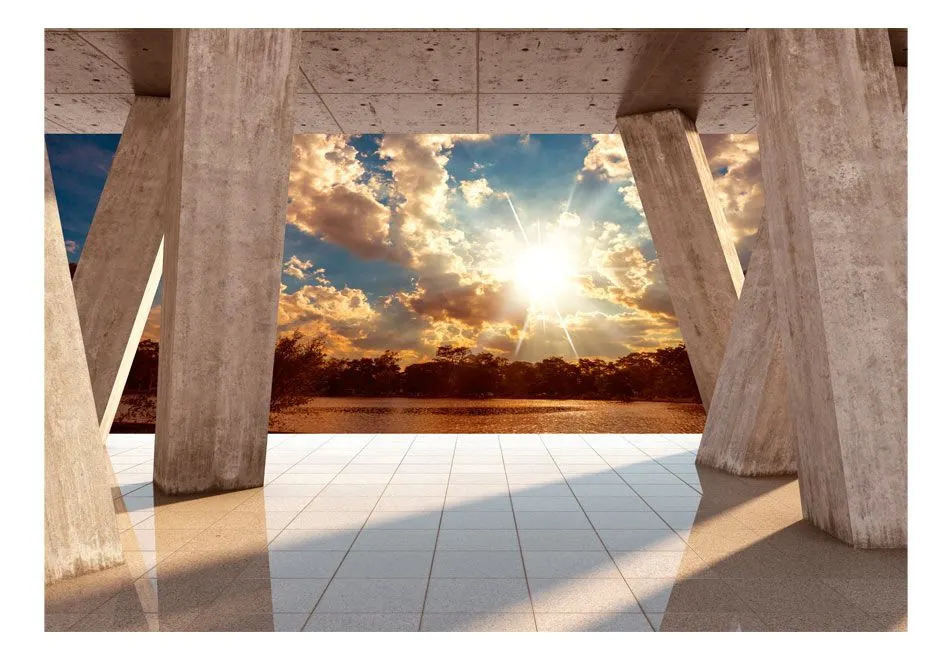 Fototapeta - Słoneczna promenada-2