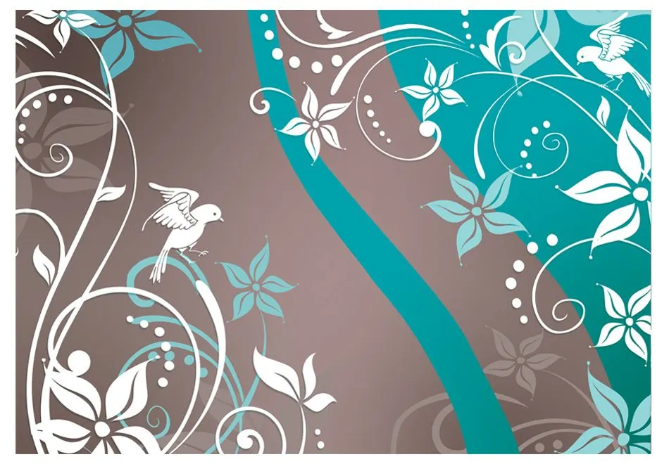 Fototapeta - Kwiatowa fantazja III-2