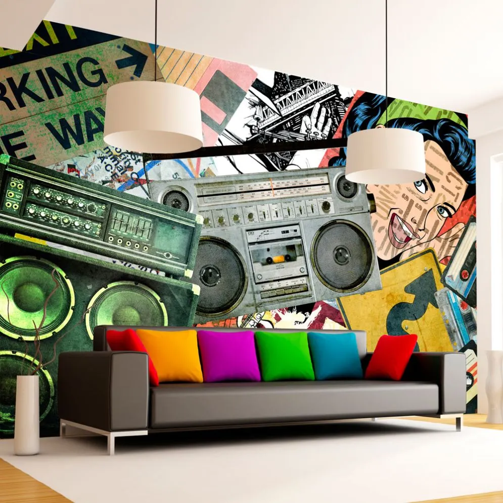 Fototapeta - Graffiti girl-1