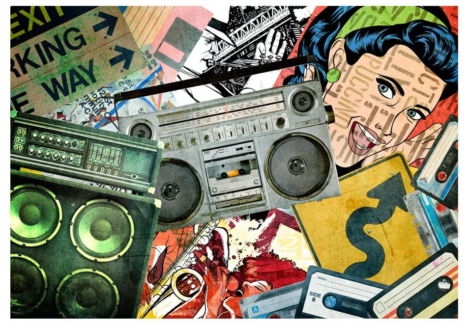 Fototapeta - Graffiti girl-2