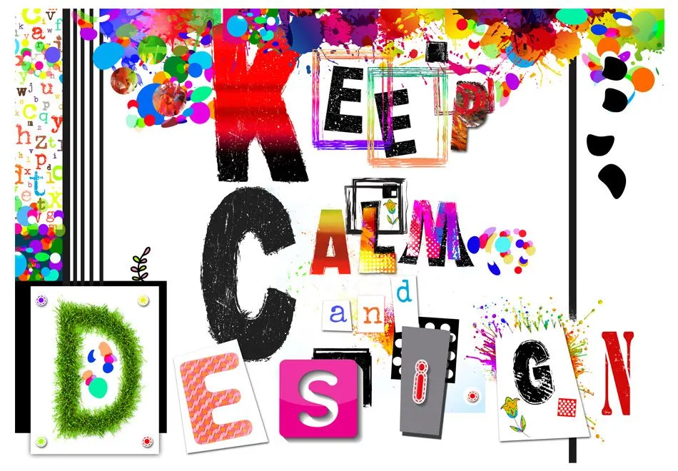 Fototapeta - Keep Calm and Design-2
