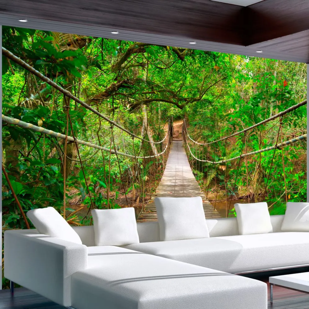 Fototapeta - Most pośród zieleni-1