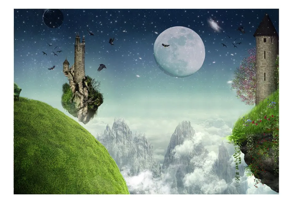 Fototapeta - Lot nad górami-2