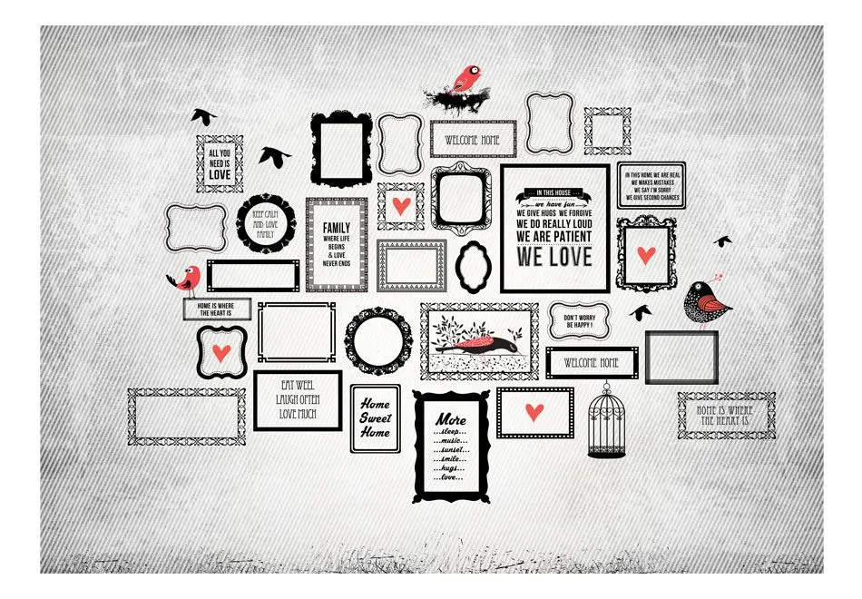 Fototapeta - Rodzinne motto-2