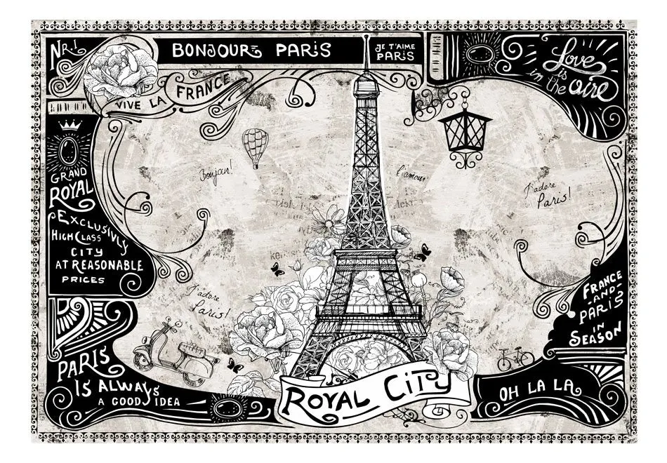 Fototapeta - Bonjour Paris-2