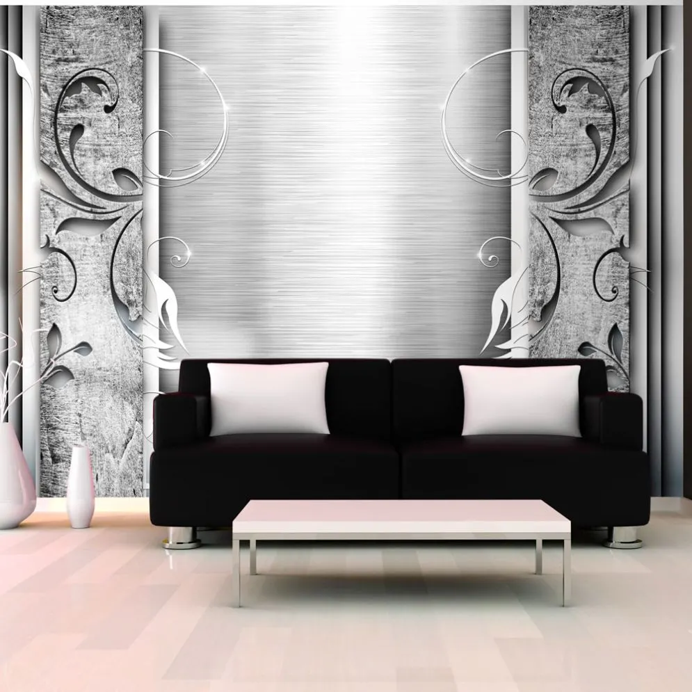 Fototapeta - Stalowe liście-1