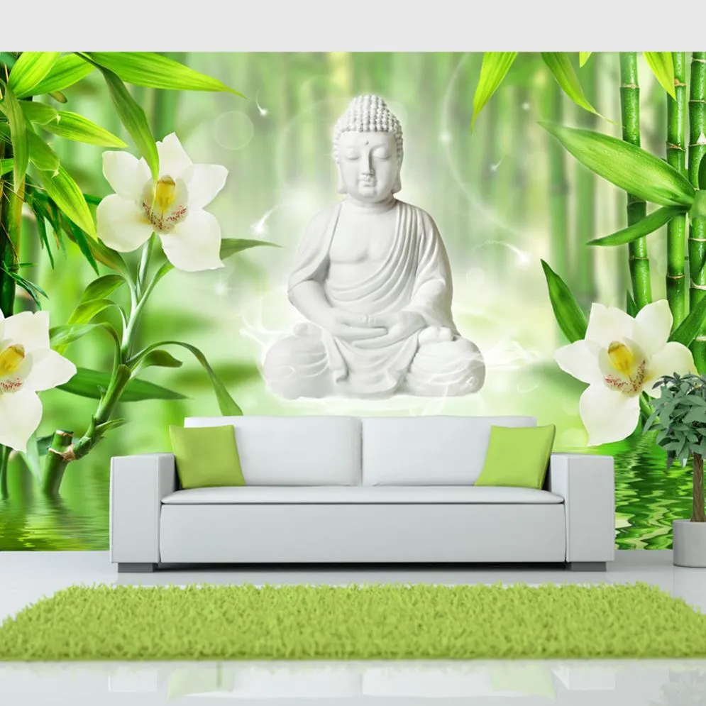 Fototapeta - Budda i natura-1