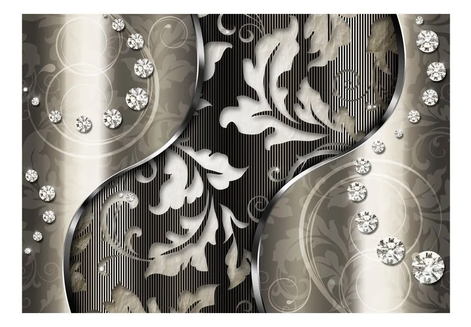 Fototapeta - Diamentowe liście-2