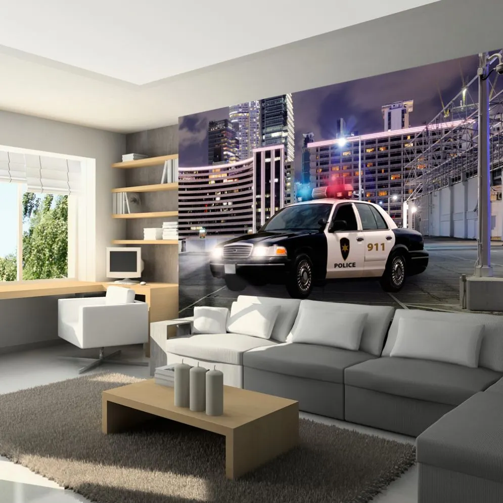 Fototapeta - Radiowóz-1