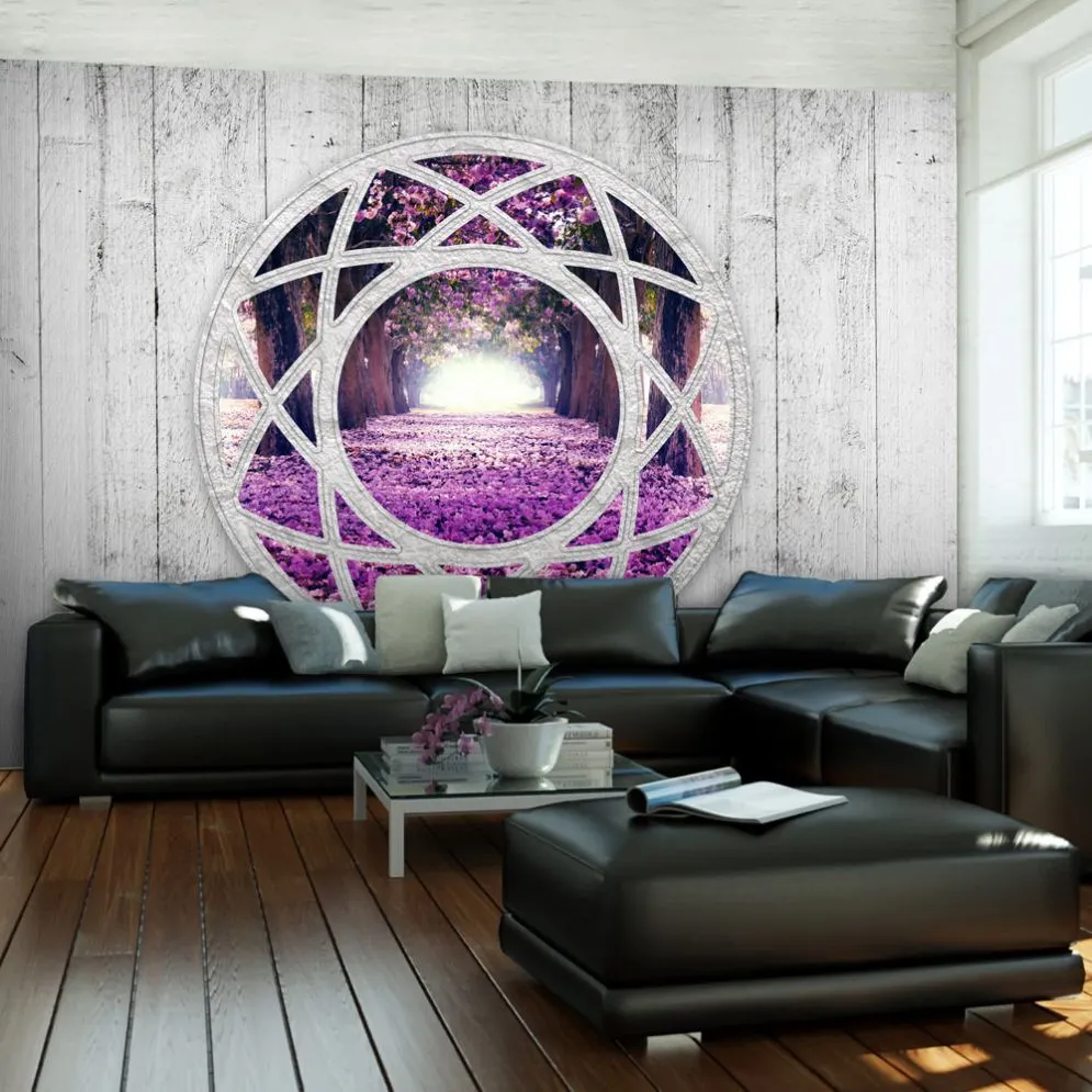 Fototapeta - Fuksjowy pejzaż-1