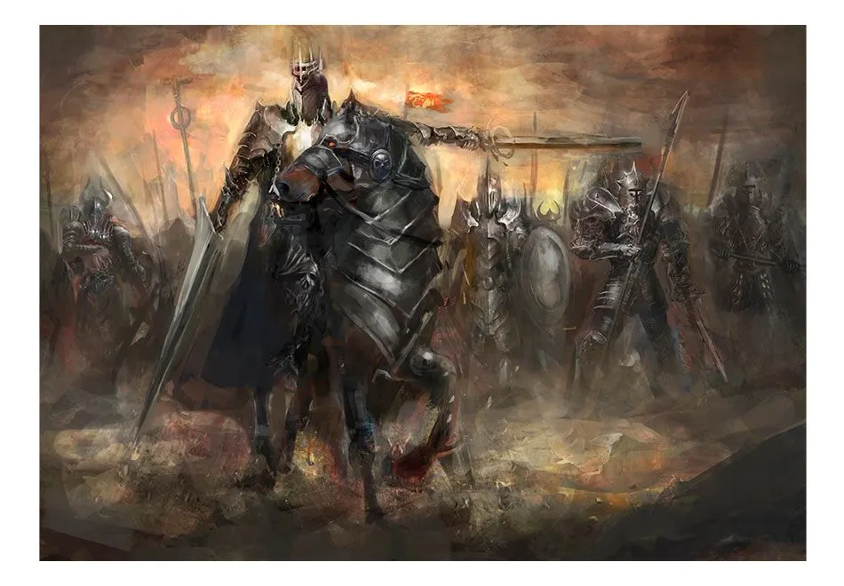 Fototapeta - Czarny jeździec-2