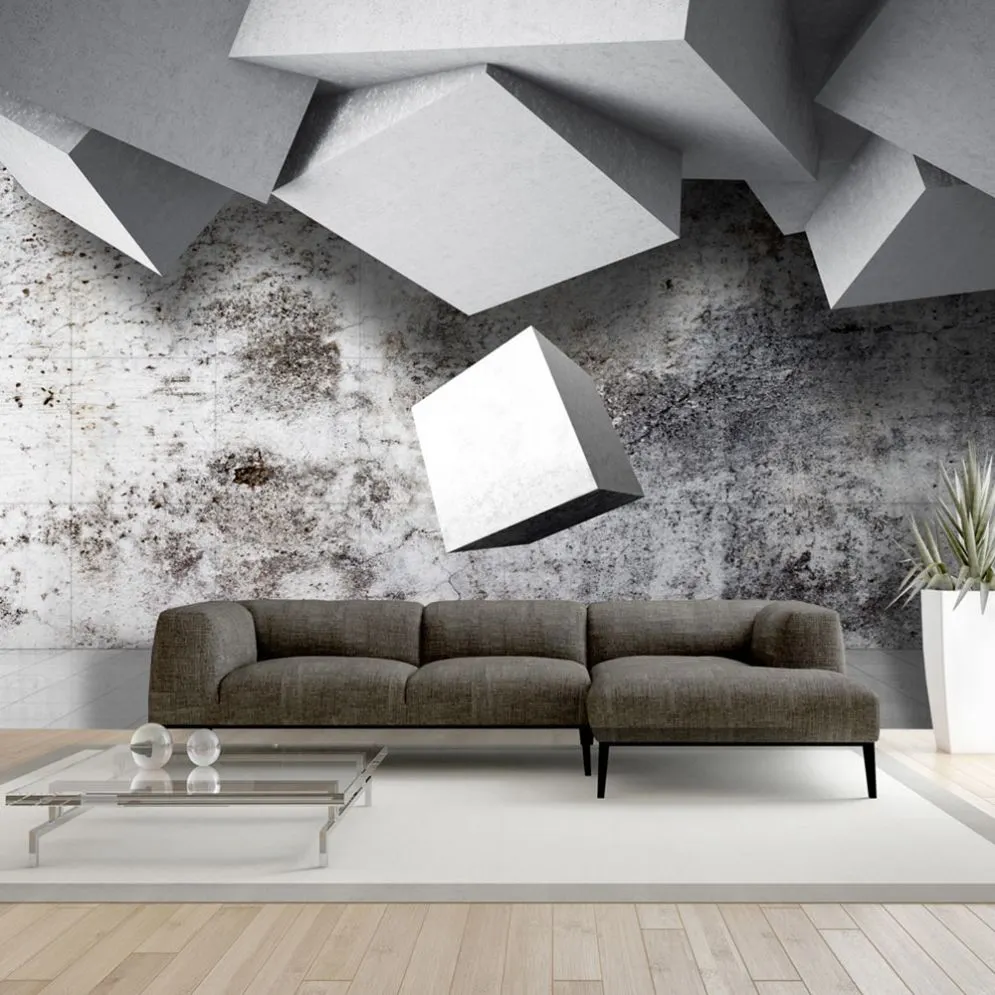 Fototapeta - Geometryczny deszcz-1