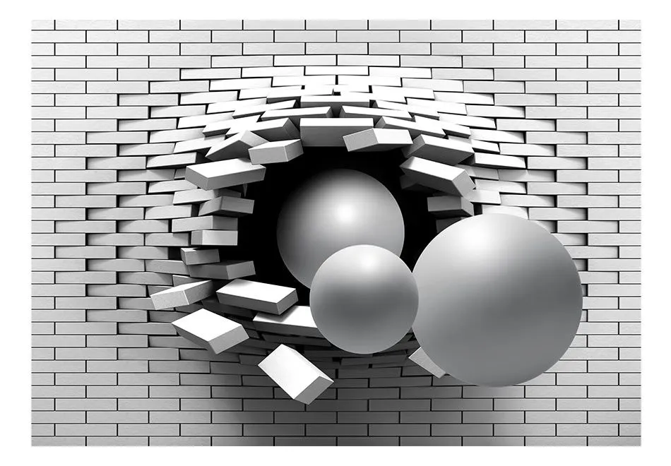 Fototapeta - Cegła w ścianie-2