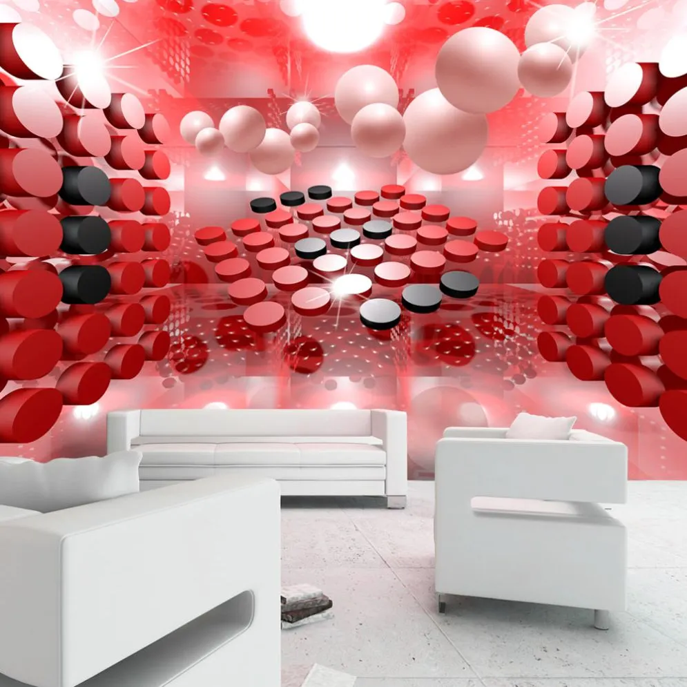 Fototapeta - Gra w czerwone i czarne-1