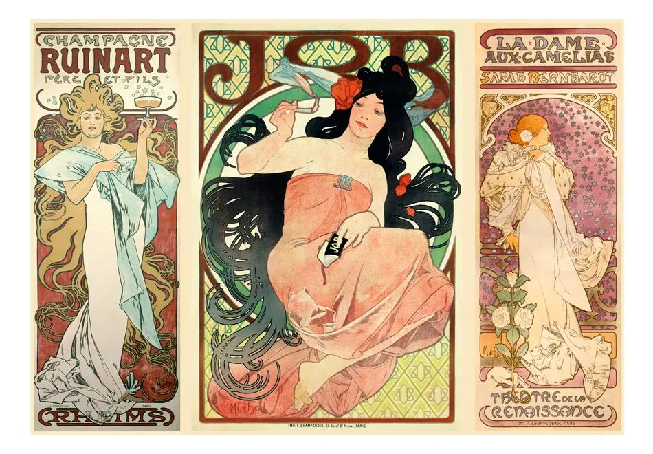 Fototapeta - Alphonse Mucha. Kobiety-2