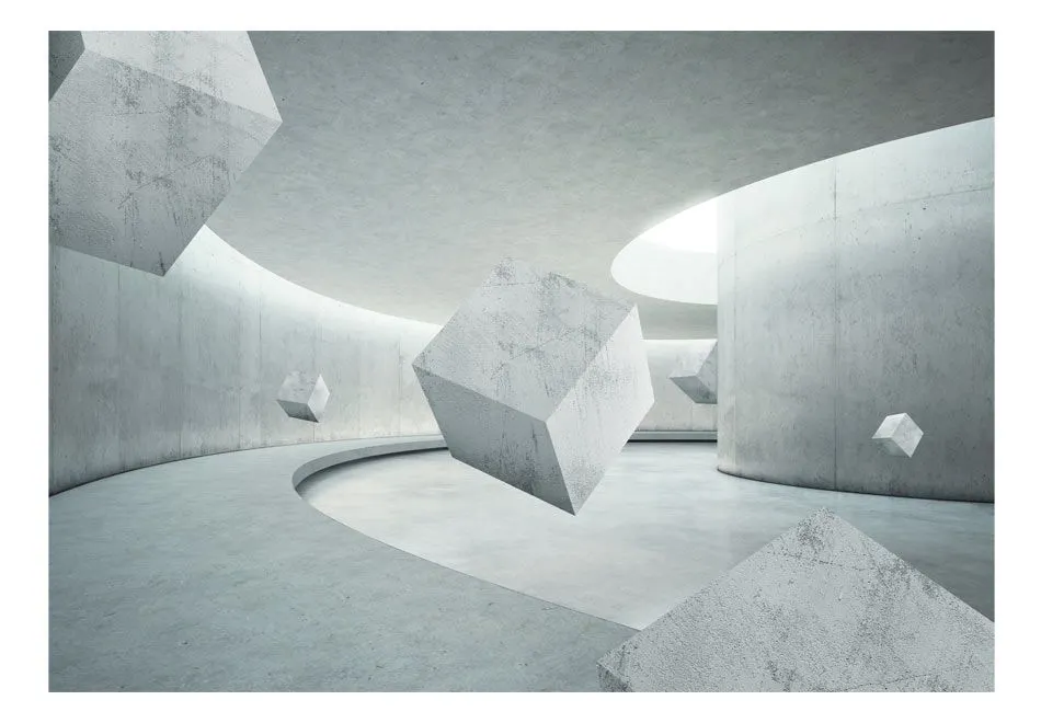 Fototapeta - Geometria sześcianu-2