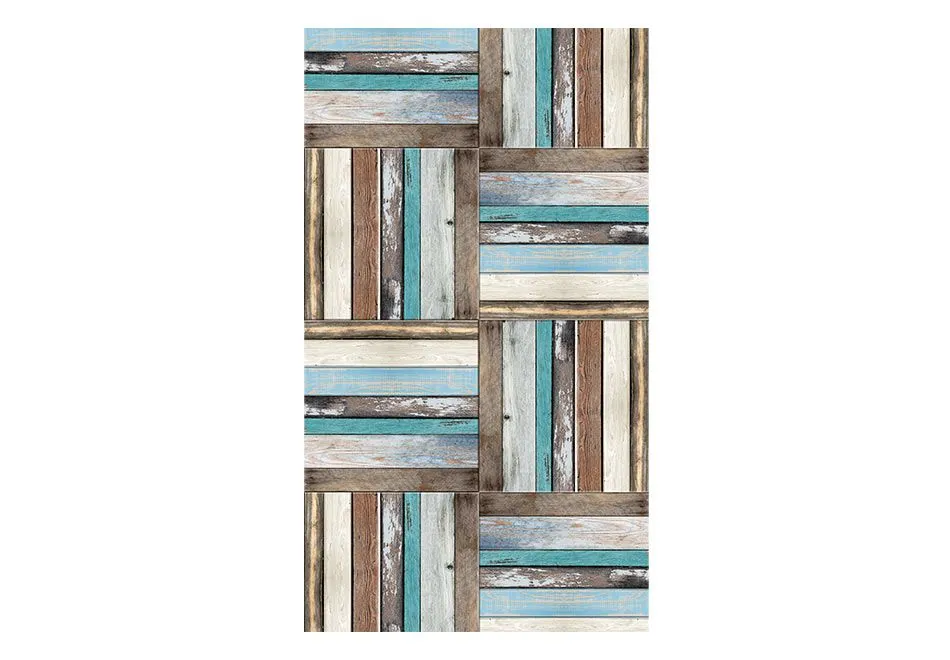 Fototapeta - Drewniany splot kolorów-2