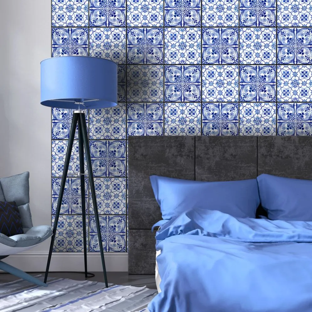 Fototapeta - Szafirowa klasyka-1