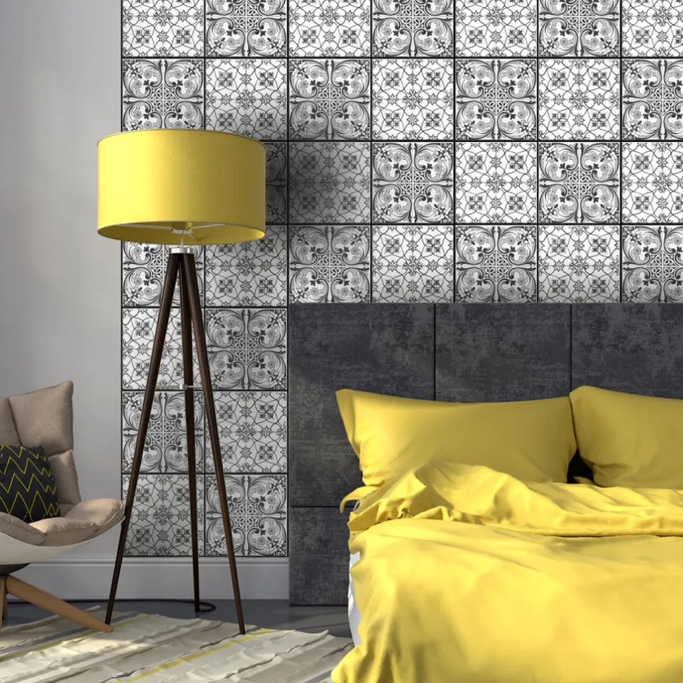 Fototapeta - Czarny ornament-1