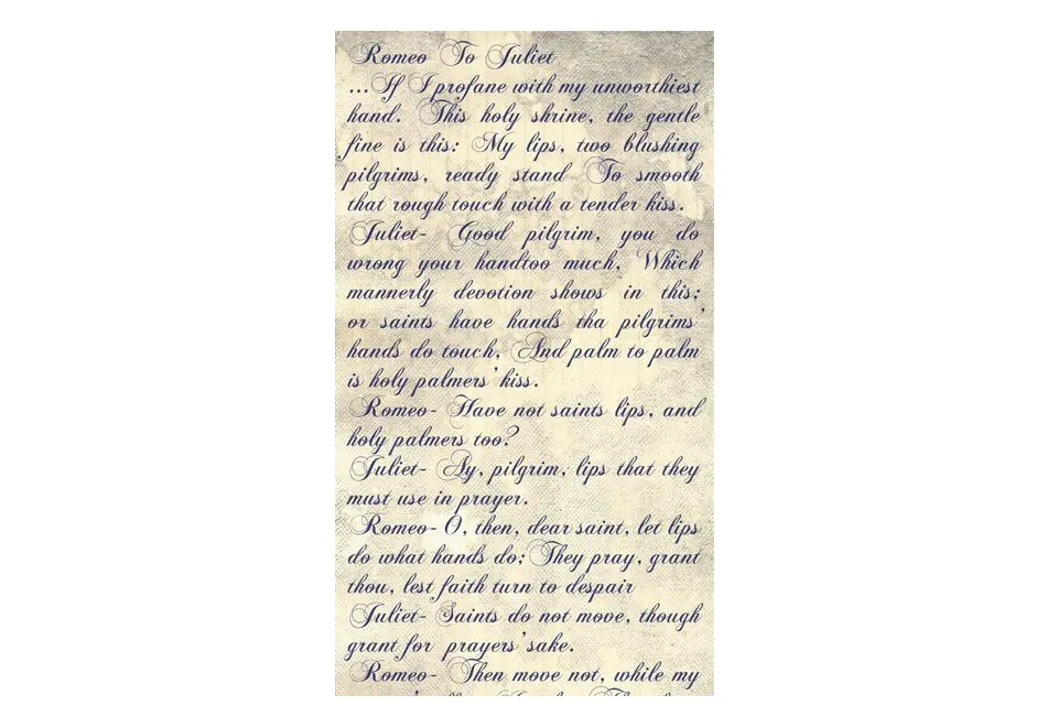 Fototapeta - Romeo i Julia - Wersety miłości-2