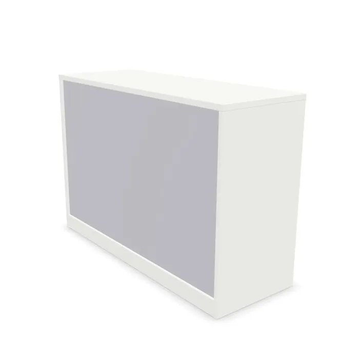 Szafka biurowa przesuwna EASY SPACE CABINET S 1.5-OH 120cm biała zamykana I sklep meblowy MIRAT.