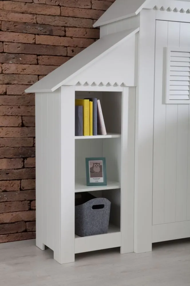 Regał MARSYLIA biały dostawka na zabawki PINIO | MIRAT.  kolekcja MARSYLIA