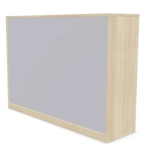 Szafka biurowa przesuwna EASY SPACE CABINET S 3-OH 160cm akacjowa zamykana I sklep meblowy MIRAT.