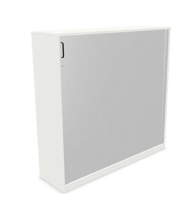 Szafka biurowa żaluzjowa EASY SPACE CABINET HRT 4-OH 160cm biała zamykana I sklep meblowy MIRAT.