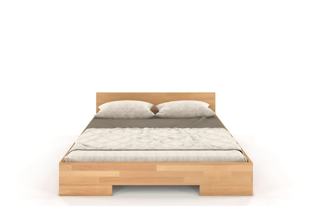 Łóżko SPECTRUM niskie bukowe jednoosobowe drewniane | MIRAT. styl SKANDYNAWSKI kolekcja SPECTRUM