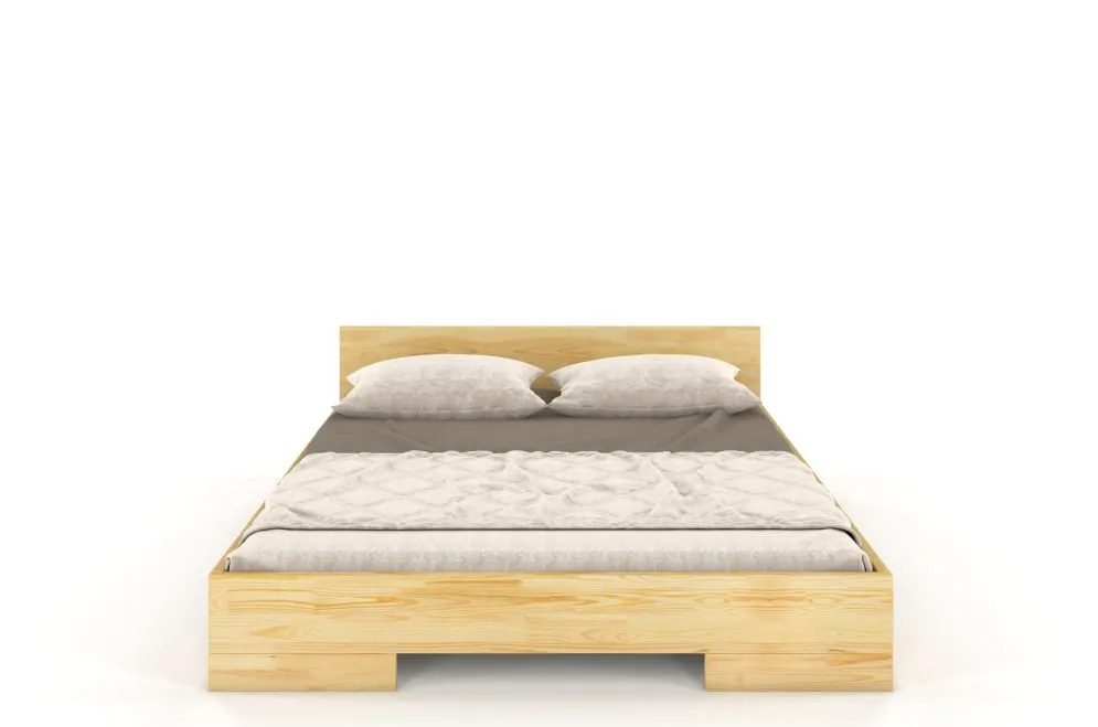 Łóżko SPECTRUM niskie sosnowe polskiej produkcji | MIRAT. styl SKANDYNAWSKI kolekcja SPECTRUM