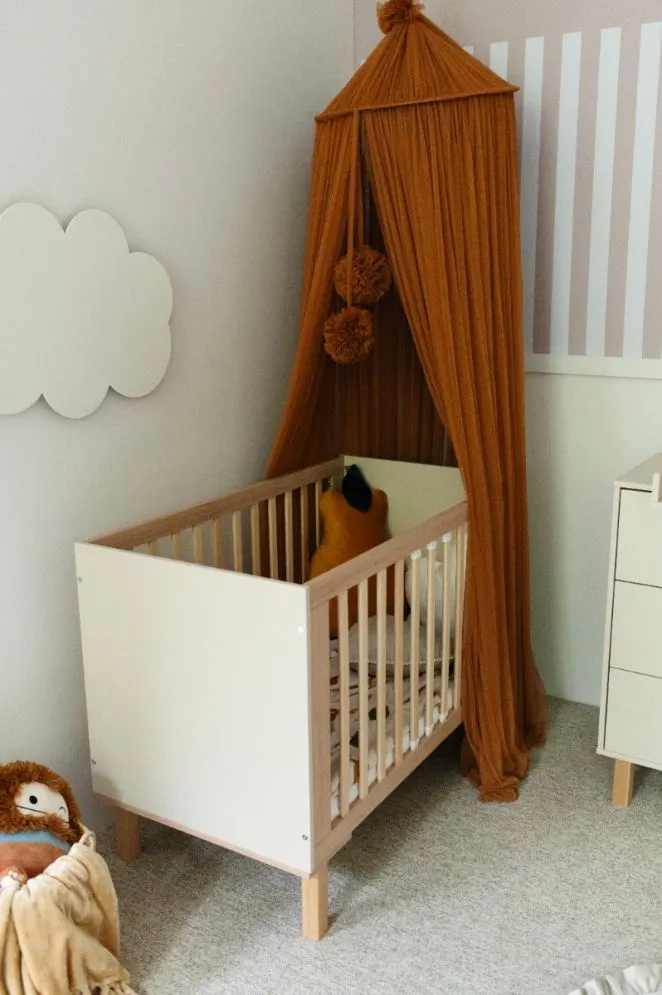 Łóżeczko dziecięce LAURA 120x60 buk/szampański I sklep meblowy MIRAT. styl SKANDYNAWSKI kolekcja LAURA