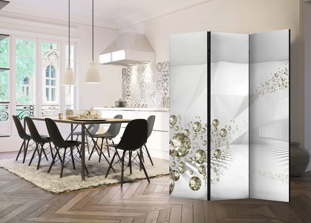 Parawan jednostronny  3D 135 x 172 cm Szary