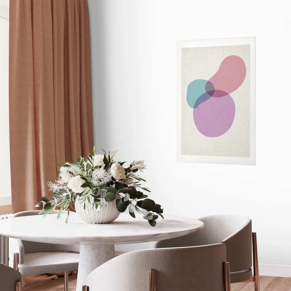 Plakat Mieszanka barw 29,7x42 cm bez ramy z marginesem | MIRAT.