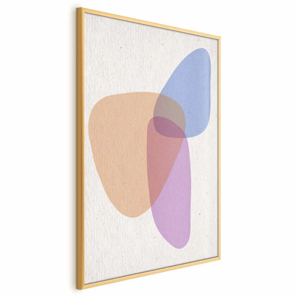 Plakat Część wspólna 60x90 cm z ramą złotą bez marginesu | MIRAT.