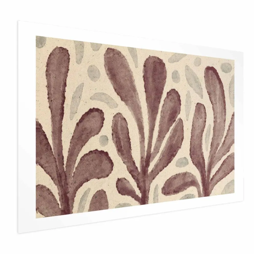 Plakat Liście i plamy 60x40 cm bez ramy z marginesem | MIRAT.