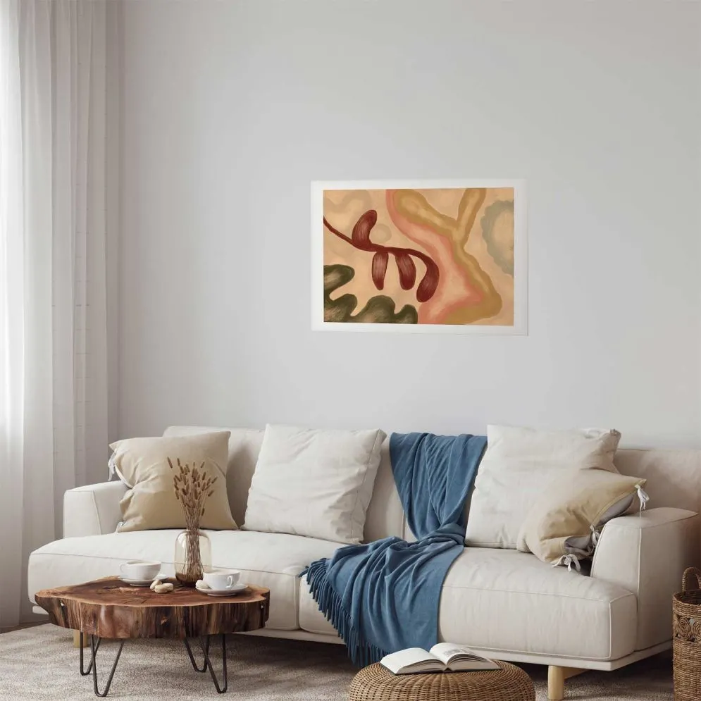 Plakat Kolorowe kształty 30x21 cm bez ramy z marginesem | MIRAT.