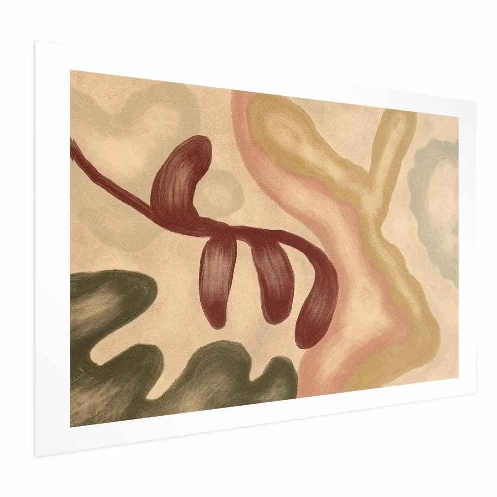 Plakat Kolorowe kształty 30x21 cm bez ramy z marginesem | MIRAT.