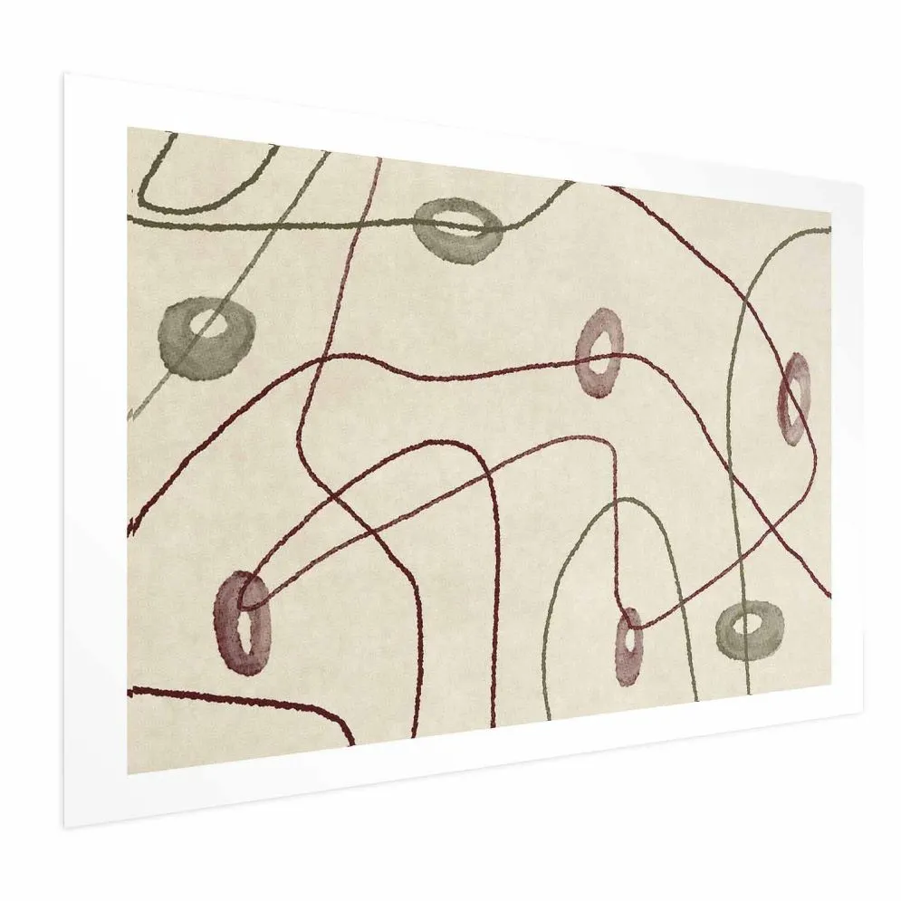 Plakat Kształty 30x21 cm bez ramy z marginesem | MIRAT.