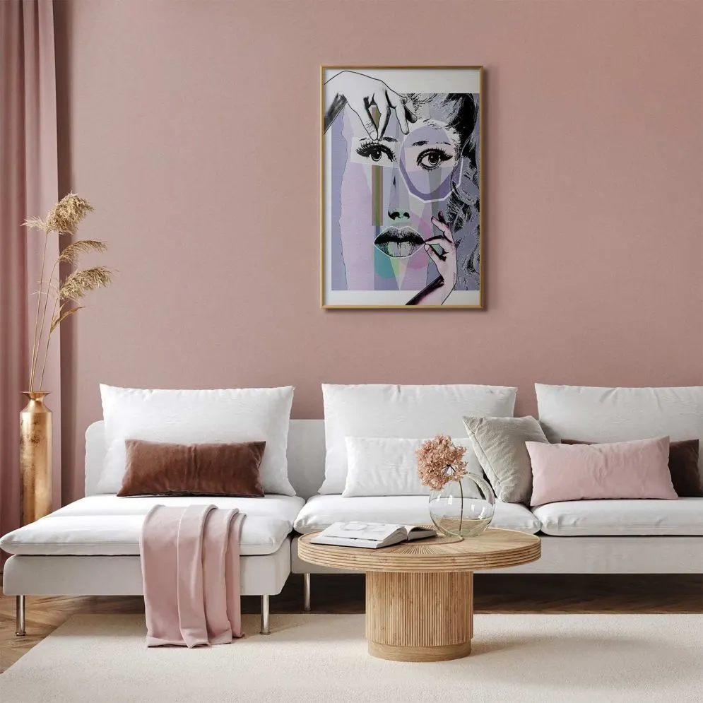 Plakat Chirurgia plastyczna 40x60 cm z ramą złotą bez marginesu | MIRAT.