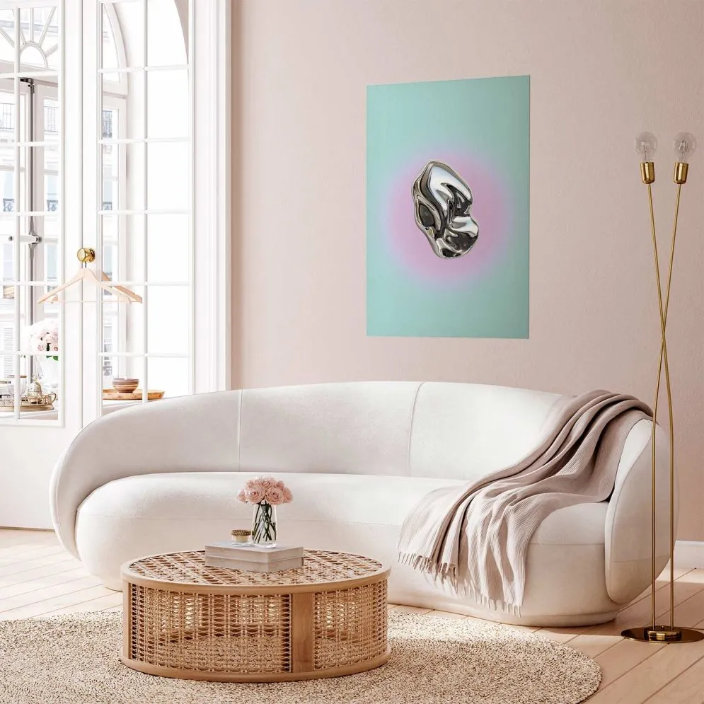 Plakat Metaliczna Forma 40x60 cm bez ramy bez marginesu | MIRAT.