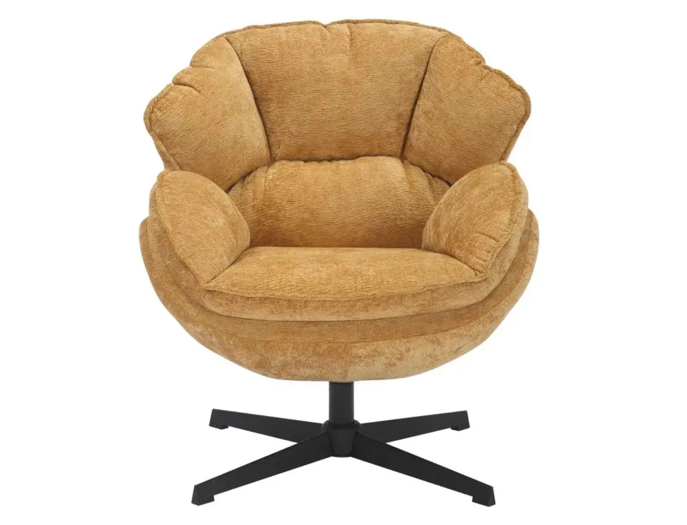 Fotel do salonu BETTY Curry z obracanym siedziskiem| MIRAT