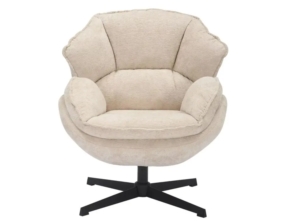 Fotel do salonu BETTY z czarną podstawą| MIRAT