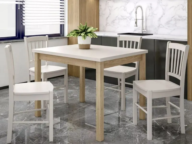 Stół kuchenny ADAM 100x60 Kaszmir / Dąb Cremona Torro | MIRAT