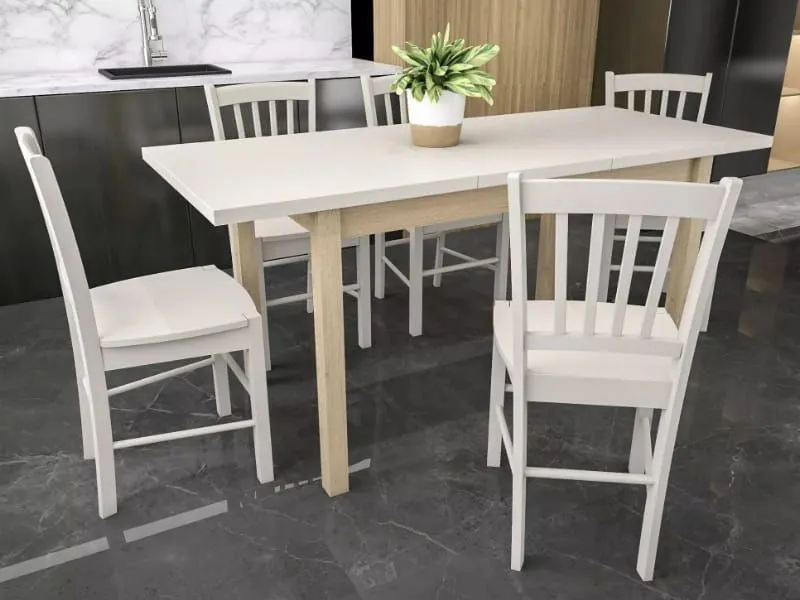 Stół rozkładany ADAM 100-140x60 kaszmir / dąb | MIRAT