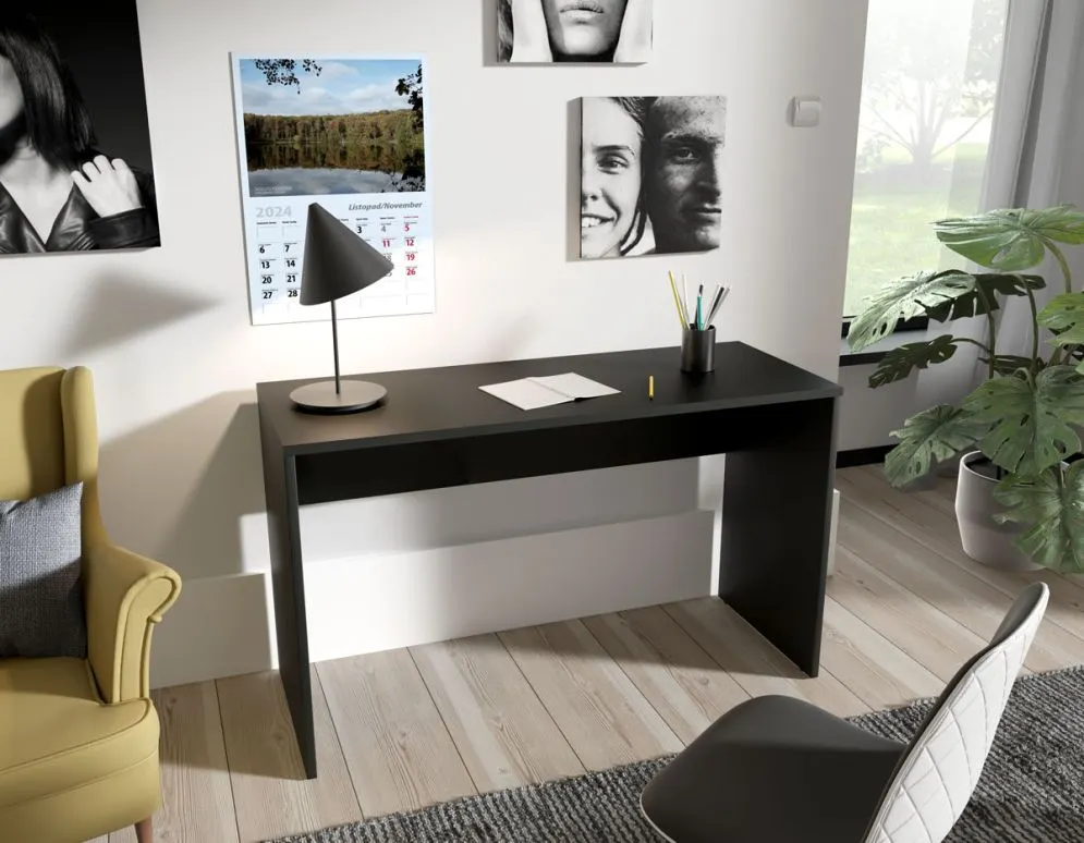 Biurko AGAPI czarne młodzieżowe I sklep meblowy MIRAT.