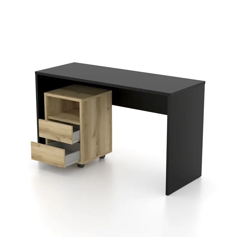 Biurko AGAPI czarne młodzieżowe I sklep meblowy MIRAT.