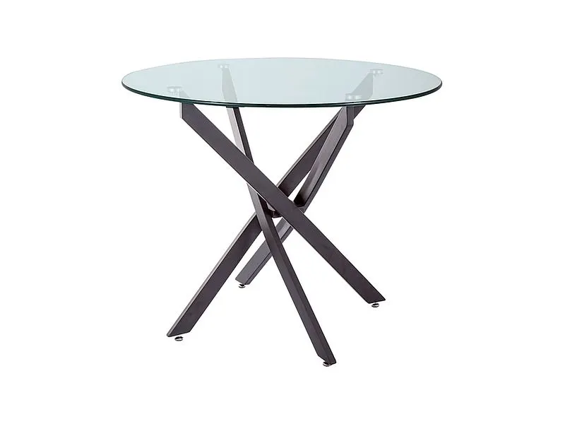 Stół okrągły AGIS 90x90 czarny do jadalni I sklep meblowy MIRAT.