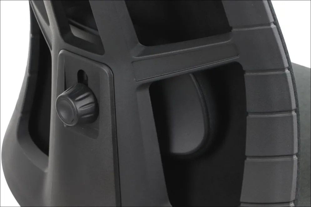 Fotel biurowy AKCENT F czarny z mechanizmem synchronicznym I sklep meblowy MIRAT.