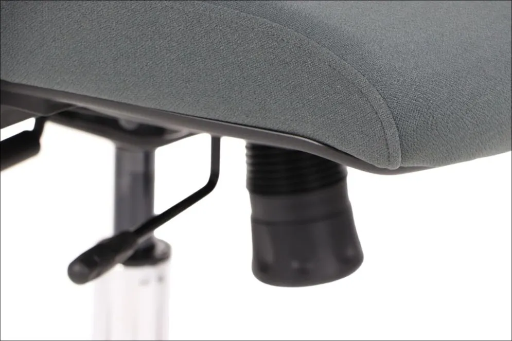 Fotel biurowy AKCENT szary/czarny z podłokietnikami 3D I sklep meblowy MIRAT.